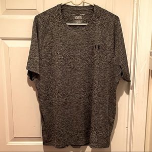 Men’s Grey Under Armor Performance T-shirt Size XL Dry Fit